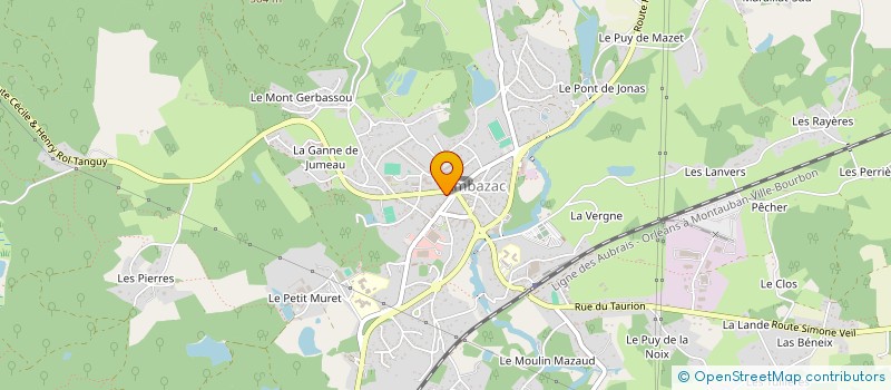 localisation de l'entreprise MADAME PATRICIA RODRIGUES  SAINT-LAURENT-LES-EGLISES