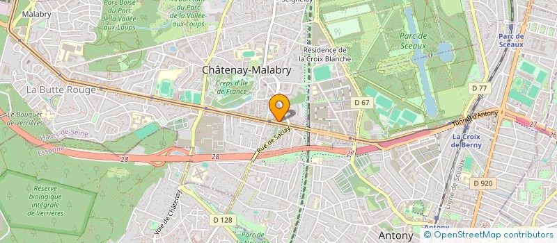 localisation de l'entreprise MADAME PATRICIA RODRIGUES  CHATENAY-MALABRY