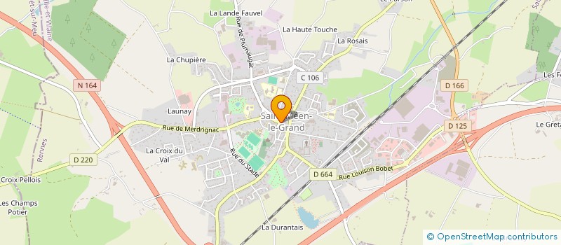 localisation de l'entreprise MADAME PATRICIA RODRIGUEZ à SAINT-MEEN-LE-GRAND