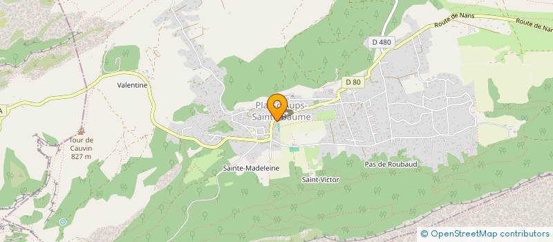 localisation de l'entreprise MADAME PATRICIA ROLLANDE MICHEL  PLAN D'AUPS SAINTE BAUME