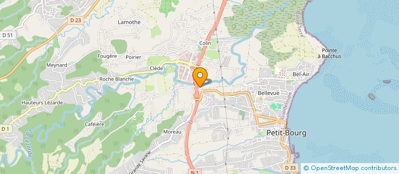 localisation de l'entreprise MADAME PATRICIA ROSELMAC  PETIT-BOURG