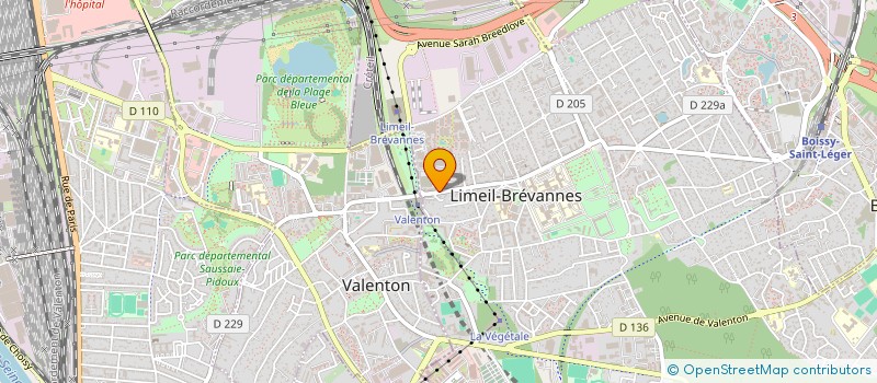 localisation de l'entreprise MADAME PATRICIA ROUBLIN  LIMEIL-BREVANNES