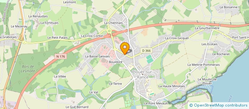 localisation de l'entreprise MADAME PATRICIA ROULLIAUX à PLOUER-SUR-RANCE