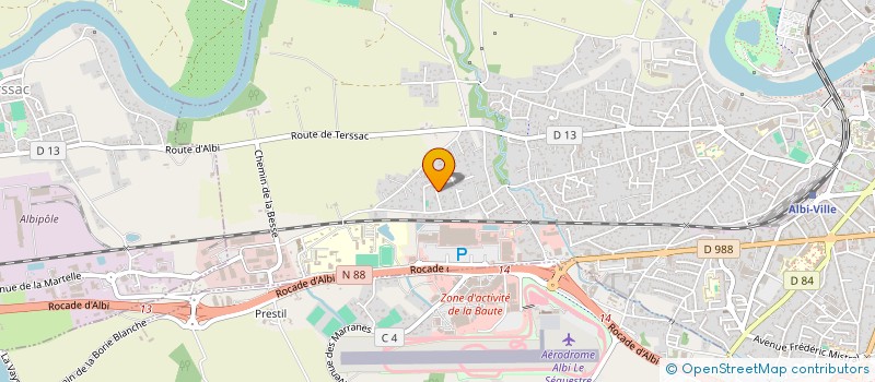 localisation de l'entreprise MADAME PATRICIA ROUQUETTE à ALBI