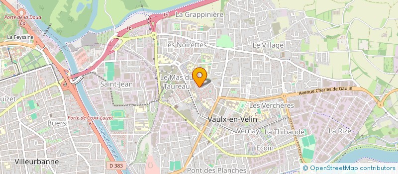 localisation de l'entreprise MADAME PATRICIA ROUSSET  VAULX-EN-VELIN