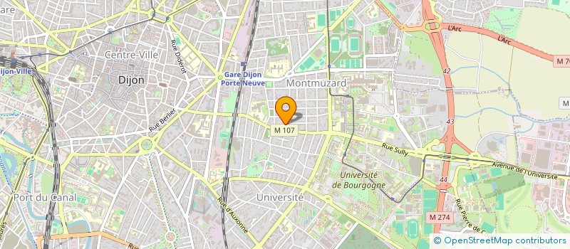 localisation de l'entreprise MADAME PATRICIA ROVER à DIJON