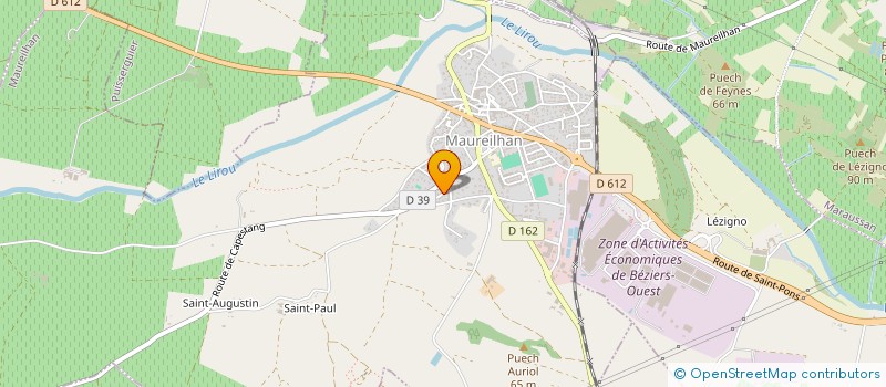 localisation de l'entreprise MADAME PATRICIA ROY  MURVIEL-LES-BEZIERS