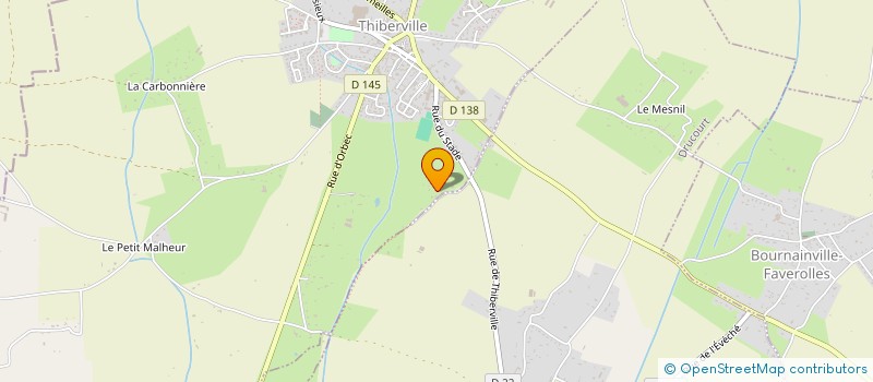 localisation de l'entreprise MADAME PATRICIA RUAUX  THIBERVILLE