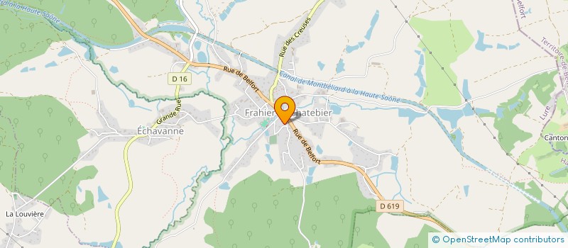 localisation de l'entreprise MADAME PATRICIA RUEZ  FRAHIER-ET-CHATEBIER