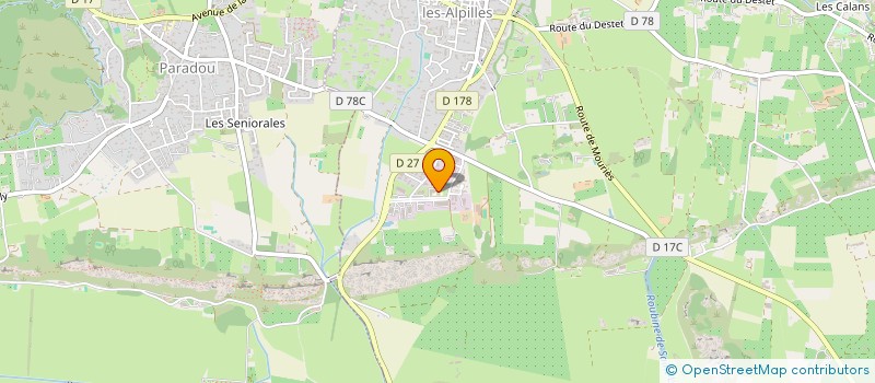 localisation de l'entreprise MADAME PATRICIA RUIZ  MAUSSANE-LES-ALPILLES