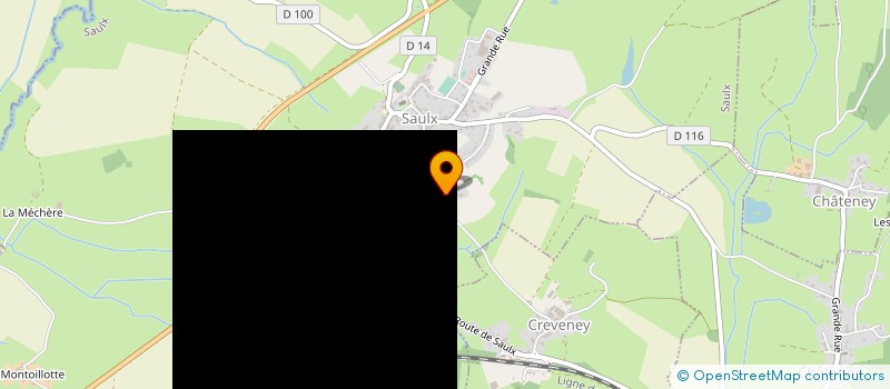 localisation de l'entreprise MADAME PATRICIA SABAS  SAULX