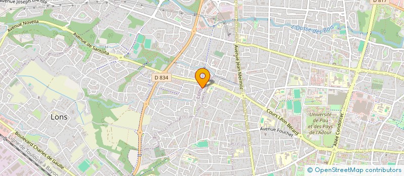 localisation de l'entreprise MADAME PATRICIA SACCOMANNO  LONS