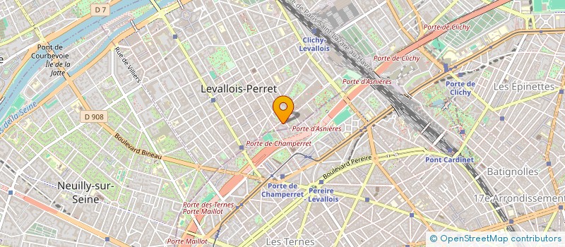 localisation de l'entreprise MADAME PATRICIA SALAMA à LEVALLOIS-PERRET
