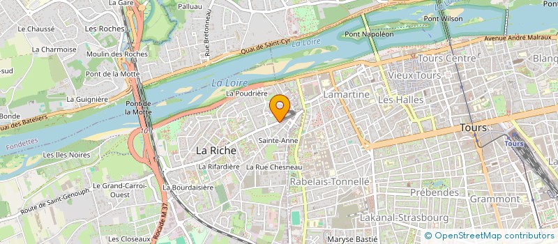 localisation de l'entreprise MADAME PATRICIA SALVODON  LA RICHE