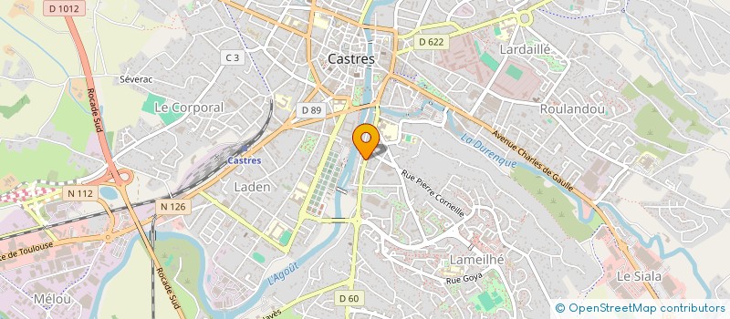 localisation de l'entreprise MADAME PATRICIA SANCHEZ à CASTRES