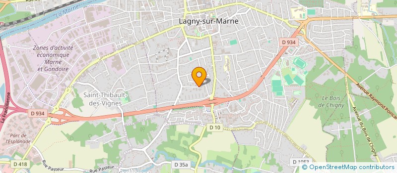 localisation de l'entreprise MADAME PATRICIA SANGUINO à LAGNY-SUR-MARNE