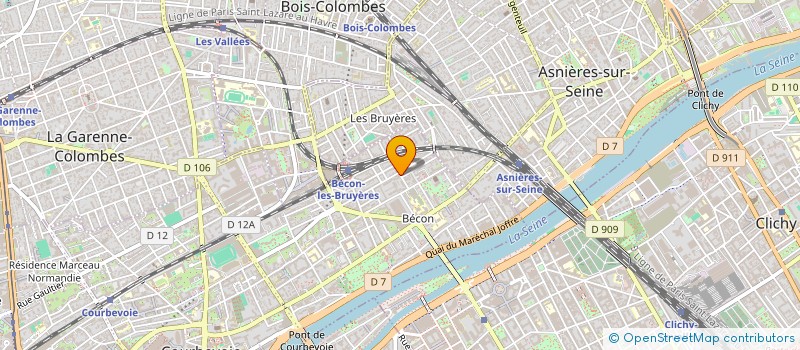 localisation de l'entreprise MADAME PATRICIA SANTUS à COURBEVOIE
