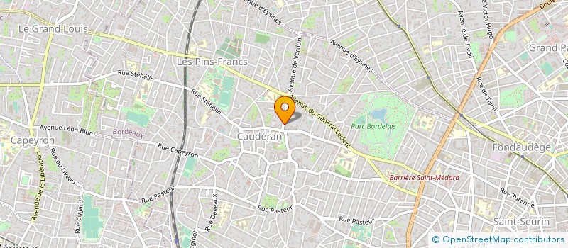 localisation de l'entreprise MADAME PATRICIA SARRAZY à BORDEAUX