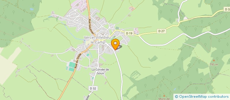 localisation de l'entreprise MADAME PATRICIA SARRON  VILLERS CHIEF