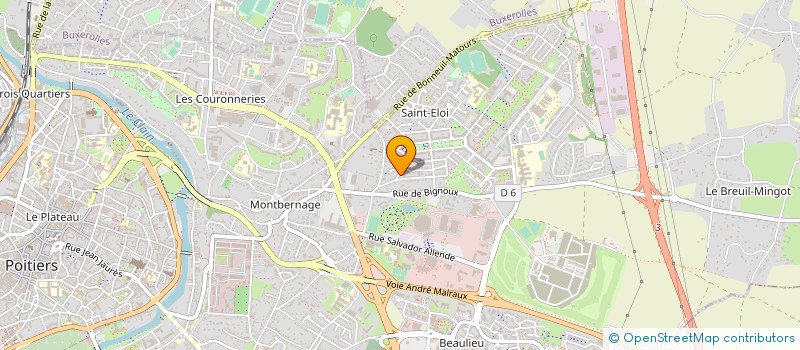 localisation de l'entreprise MADAME PATRICIA SAVARIT à POITIERS