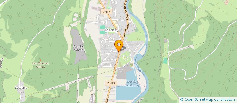 localisation de l'entreprise MADAME PATRICIA SAVARY  MATHAY