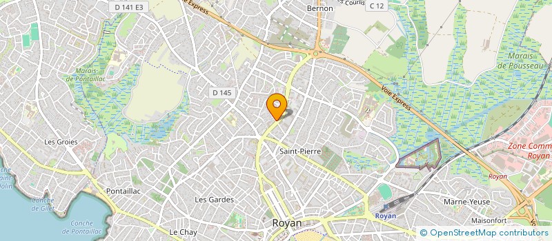 localisation de l'entreprise MADAME PATRICIA SAVIGNAC  ROYAN