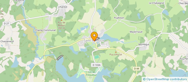 localisation de l'entreprise MADAME PATRICIA SAVOYE à SAINT-PARDOUX-LE-LAC