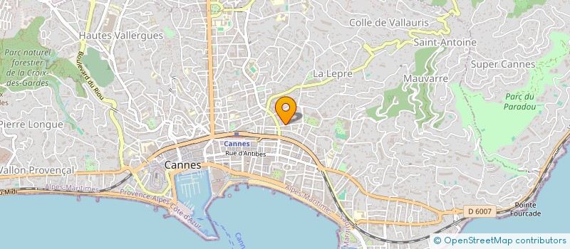 localisation de l'entreprise MADAME PATRICIA SCANDELLA à CANNES