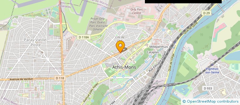 localisation de l'entreprise MADAME PATRICIA SCANDOLO  ATHIS-MONS