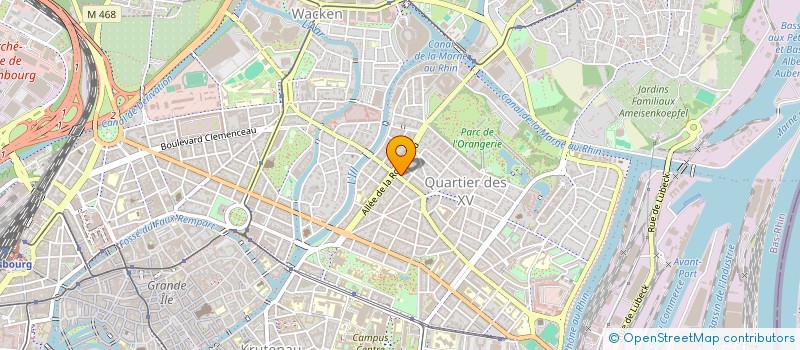 localisation de l'entreprise MADAME PATRICIA SCHNAIDMAN à STRASBOURG