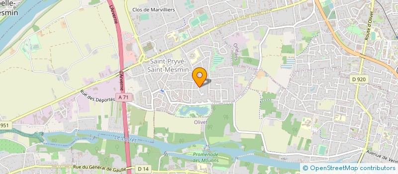 localisation de l'entreprise MADAME PATRICIA SCHNELL  SAINT-PRYVE-SAINT-MESMIN