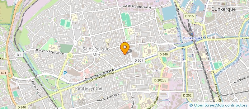 localisation de l'entreprise MADAME PATRICIA SELLIER à DUNKERQUE