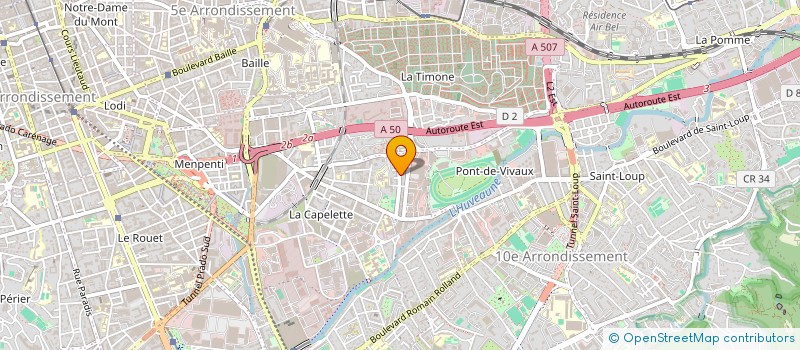 localisation de l'entreprise MADAME PATRICIA SENSIDONI à MARSEILLE