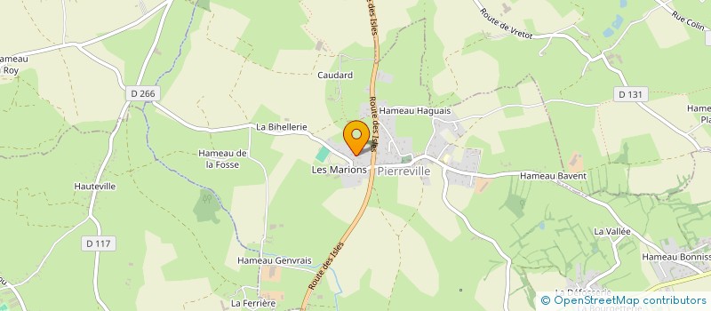 localisation de l'entreprise MADAME PATRICIA SERGENT  PIERREVILLE