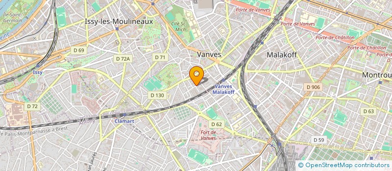 localisation de l'entreprise MADAME PATRICIA SERIN  VANVES