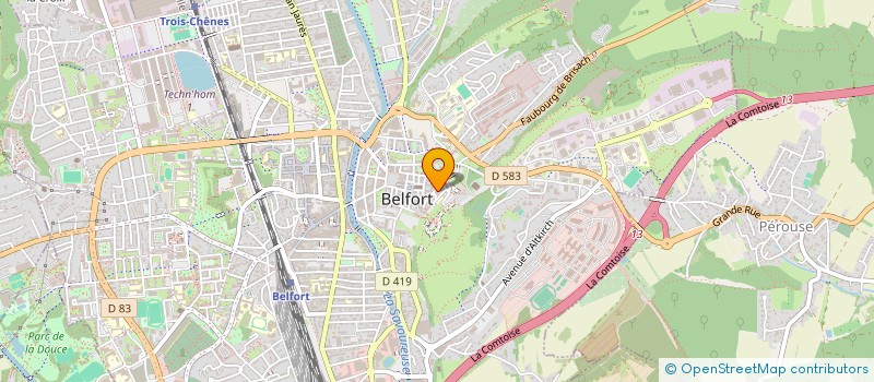 localisation de l'entreprise MADAME PATRICIA SERRANO ARRABAL  BELFORT