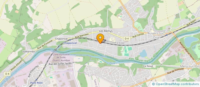 localisation de l'entreprise MADAME PATRICIA SERTORI  AUVERS-SUR-OISE