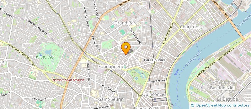 localisation de l'entreprise MADAME PATRICIA SIBELLA à BORDEAUX