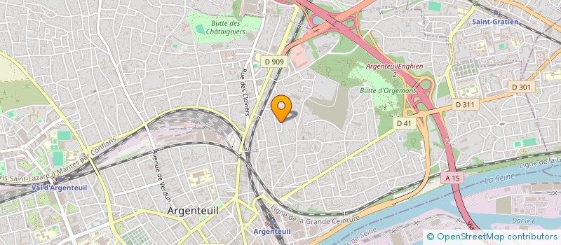 localisation de l'entreprise MADAME PATRICIA SILVA MARTINS à ARGENTEUIL