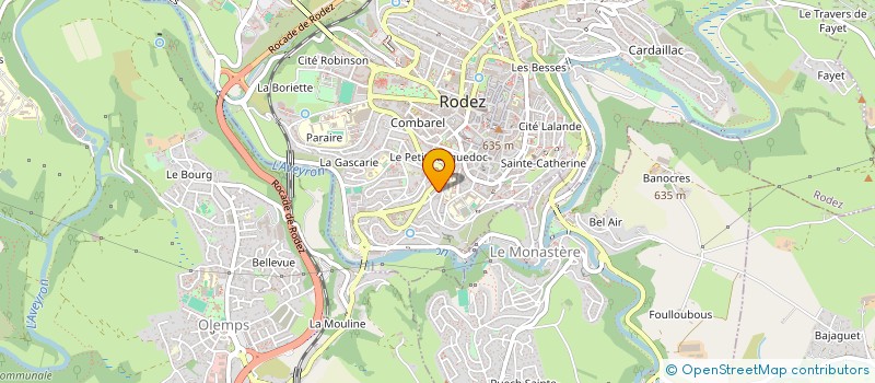 localisation de l'entreprise MADAME PATRICIA SILVA ORELLANA à RODEZ