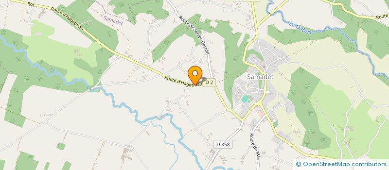 localisation de l'entreprise MADAME PATRICIA SIMON  SAMADET