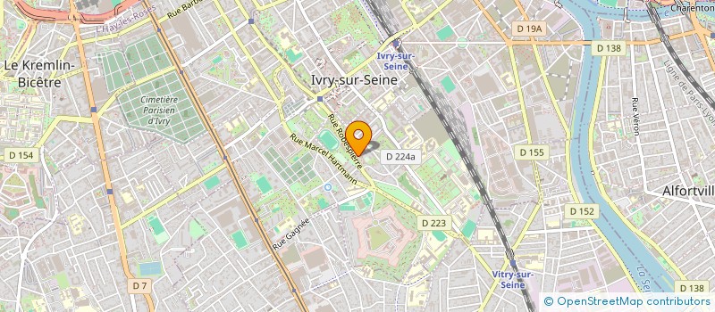 localisation de l'entreprise MADAME PATRICIA SMITH  IVRY-SUR-SEINE