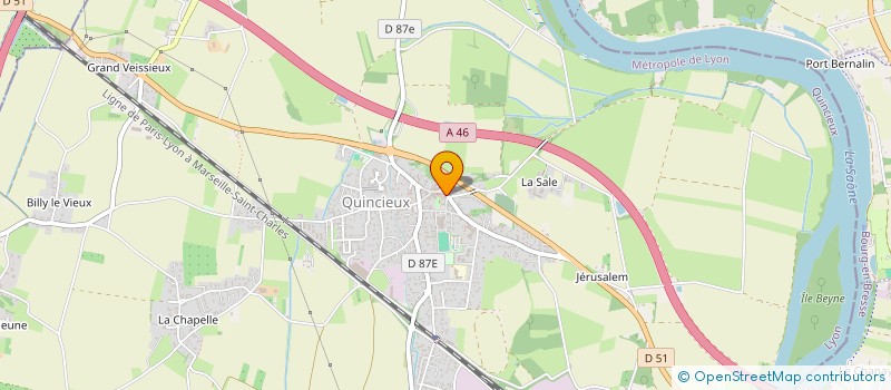 localisation de l'entreprise MADAME PATRICIA SOFIA GONCALVES LEITE  QUINCIEUX