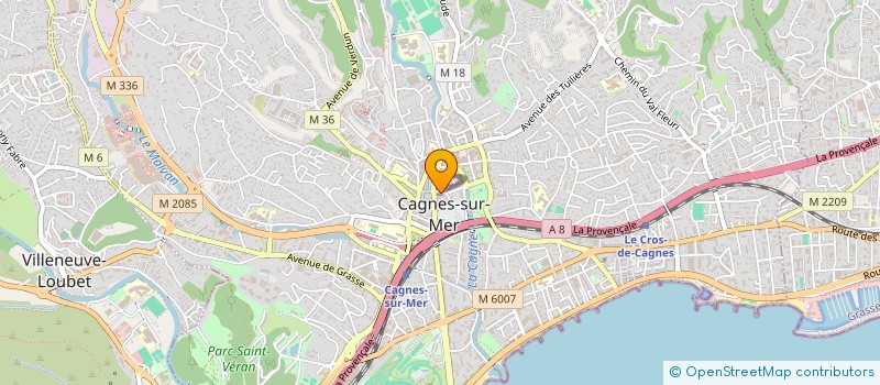 localisation de l'entreprise MADAME PATRICIA STEPHAN à CAGNES-SUR-MER