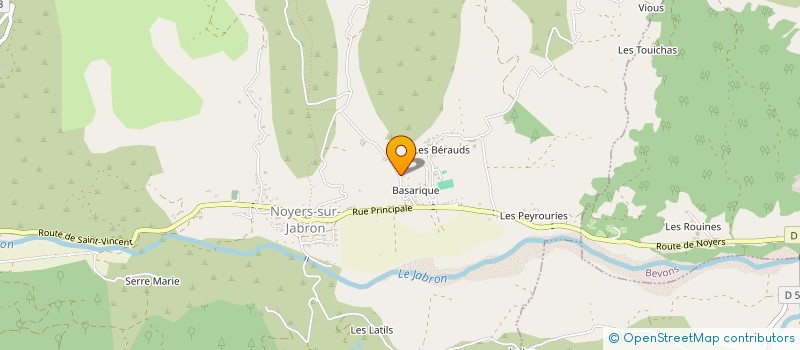 localisation de l'entreprise MADAME PATRICIA STERN à SAINT-VINCENT-SUR-JABRON