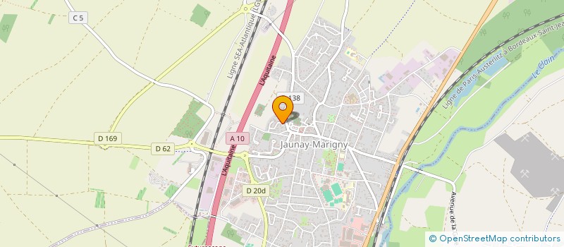 localisation de l'entreprise MADAME PATRICIA STRAUB  JAUNAY-MARIGNY