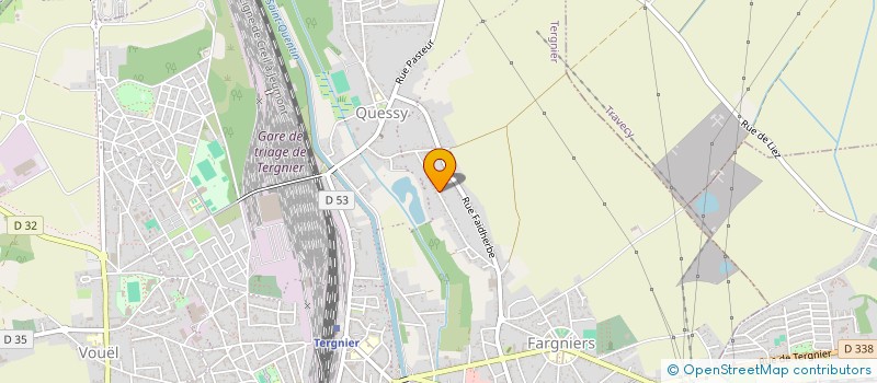 localisation de l'entreprise MADAME PATRICIA STROPPE  TERGNIER