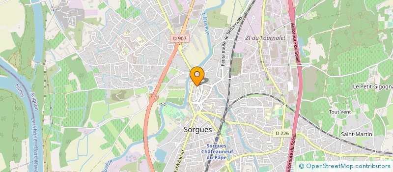 localisation de l'entreprise MADAME PATRICIA SUBILIA  SORGUES