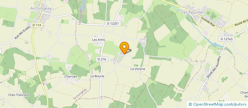 localisation de l'entreprise MADAME PATRICIA SYLVIE CHIRON  LES NOUILLERS