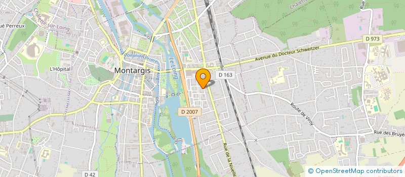 localisation de l'entreprise MADAME PATRICIA TABUTIN à MONTARGIS